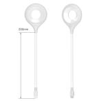 USB Gooseneck LED Lamp Study Books Reading Light 5V Silicone Hose 300mm