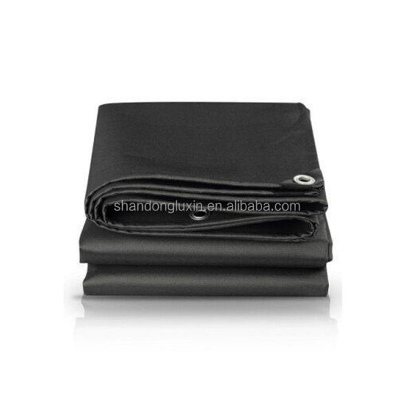 110gsm-260gsm Blue Customized Outdoor HDPE Woven Fabric Tarpaulin with LDPE