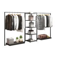 Buy cheap Stainless Steel Cloth Display Stand For Shop Decorative Boutique Pipe Clothing product