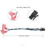 Buy cheap MOLEX 430250408 TO TE 2-520129-2 Power Cable Assembly 3.0 4 Pin 100mm Length from wholesalers
