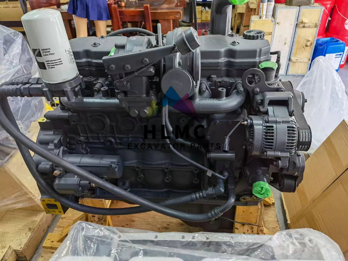 SAA6D107E-1 Complete Engine Assembly PC200-8 PC270-8 6D107-1 QSB6.7 6D107