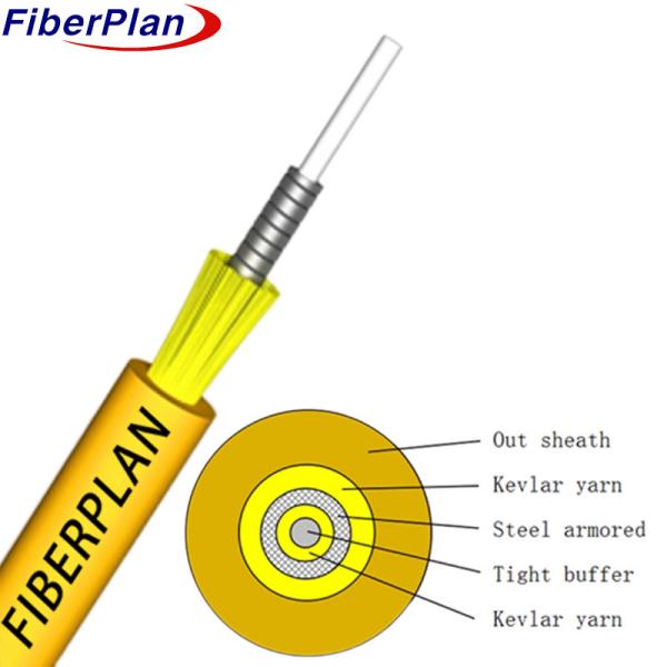 Buy cheap Single Armored Single Core Fiber Optical Cable For Indoor from wholesalers
