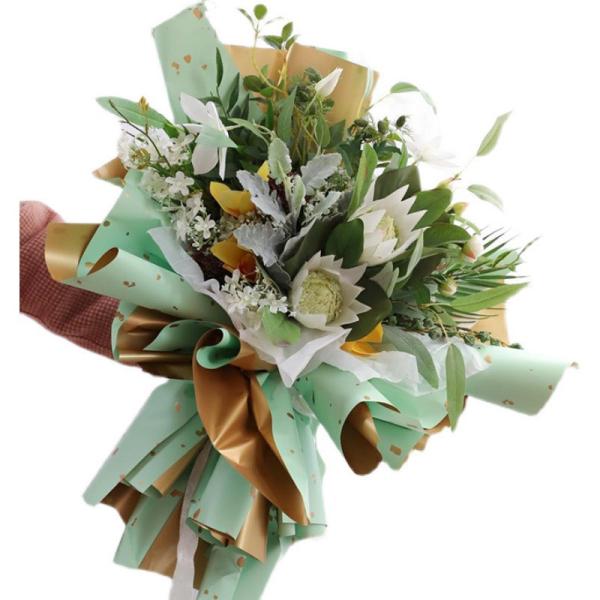 Buy cheap 70gsm Luxurious Florist Wrapping Paper With At Least 58*58 Or Customized Size from wholesalers