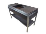 American star hotel Custom made polished stainless steel bathroom vanity base