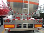 44m3 Aluminum Fuel Semi Trailer 3 Axle For Health Oil Transport 40T- 45Ton