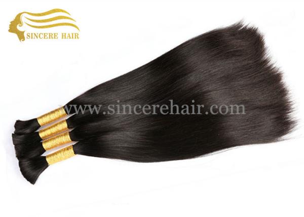 Buy cheap Hot Sell 55 CM Virgin Human Hair Bulk for sale - 22 Inch Straight 100% Remy Human Hair Bulk Extensions For Sale from wholesalers