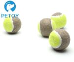 Outdoor Pet Training Durable Pet Toys / Large Tennis Balls For Dogs