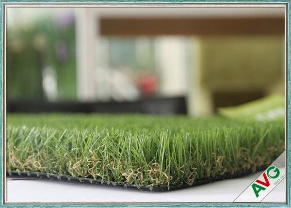 Buy cheap UV Resistant Landscaping Synthetic Grass Field Green / Apple Green 8000 Dtex from wholesalers