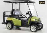 Aluminum Chassis 4 Seater Golf Buggy Green Color With Electric Motor CE