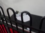 Customized Black Zinc Steel Metal Garrison Fence Panels Maintenance Free