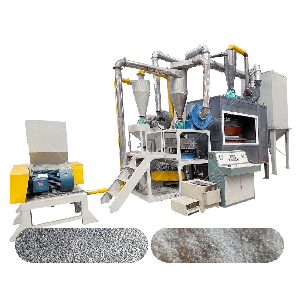 Aluminum Plastic Separation Machine for Recycling 99% Purity Aluminum Composite Panel