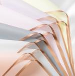 Gold-edge jelly film wrapped flower paper, thickened Valentine's Day flower