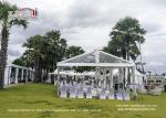 White Windproof Double Decker Tents 10X10m or 200 people for Lounge And Event