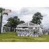Buy cheap White Windproof Double Decker Tents 10X10m or 200 people for Lounge And Event from wholesalers