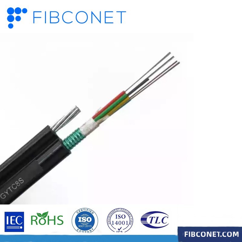 FTTH Aerial 8-Figure Outdoor Round Single Mode Fiber Optic Cable for Easy Installation