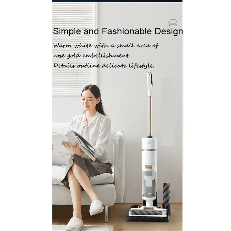 600ML Fresh Water Tank Cordless Vacuum Cleaner for Customized Color Floor Cleaning