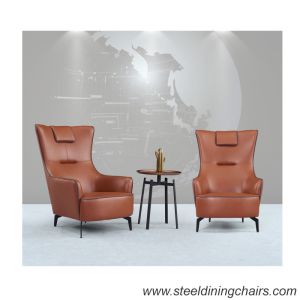 Assembled Accent Lounge BIFMA Single Seater Couch With Steel Frame