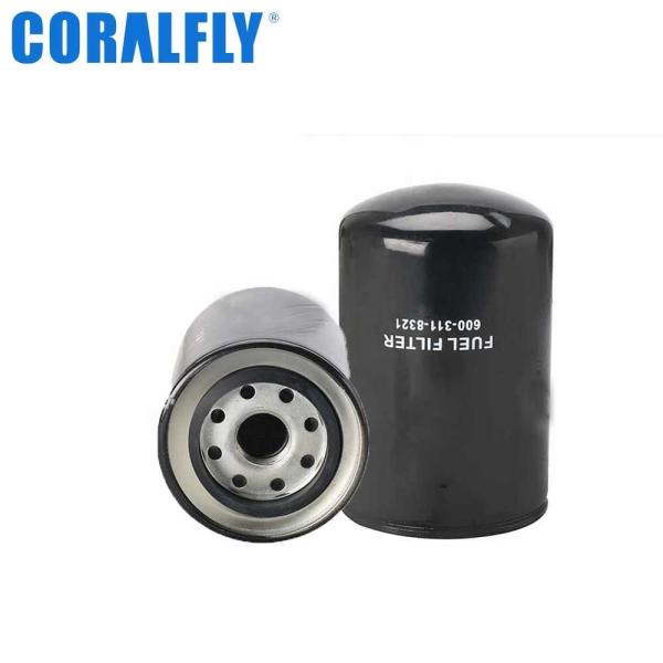 Buy cheap 25 Micron 600 311 8293 Diesel Engine Fuel Filter Komatsu from wholesalers
