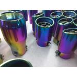 High Efficiency Stainless Steel Motorcycle Exhaust Pipe Tube Vacuum PVD Plating