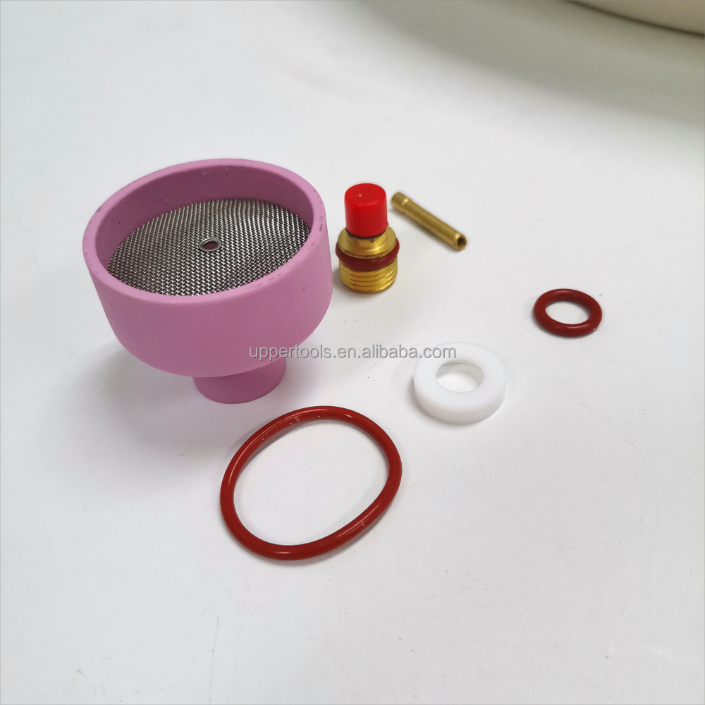 Welding Torch 53NACN WP9 20 Ceramic Nozzle Kit Gas Lens Wedge Collect for Tig Consumables
