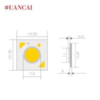 Buy cheap 140LM/W CXA1507 7W Bridgelux LED COB Chip For Panel Light product