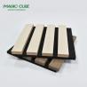 Buy cheap Fireproof E1 MDF Acoustic Slat Wood Panels Black For Wall Soundproofing from wholesalers