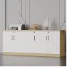 Buy cheap Antique Brown Wood File Cabinet 16mm Thickness With Storage Shelves from wholesalers