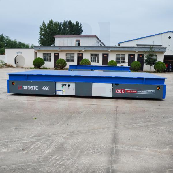 Buy cheap Flexible Handling Electric Transfer Cart , 20 Tons Battery Operated Transfer Trolley from wholesalers