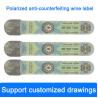 Buy cheap Fluorescent Printing Wine Label Stickers Adhesive Security Tax Mark from wholesalers