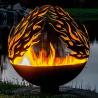 Buy cheap Customized 800mm Corten Steel Fire Pit Outdoor Bowl Rustic Red Or Sphere from wholesalers