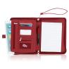 Buy cheap Women's Leather Portfolio Folder , Red Faux Leather Business Folio Binder Organizer from wholesalers