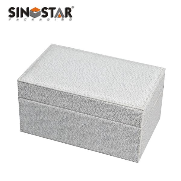 Buy cheap Screen Printing Leather Jewelry Box Customized With Velvet / Paper / Leather Inner from wholesalers