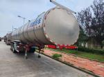 40cbm Used Stainless Steel Tanker Trailers Food Tank Semi Trailer