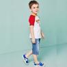 Buy cheap O - Neck Cotton Children's Style Clothing Color Combination / Baby Boy T Shirt from wholesalers