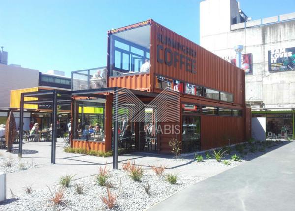 Buy cheap Prefabricated Shipping Container Restaurant , Fast Assembly Shipping Container Shop from wholesalers