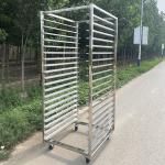 15/16/30/32 Trays Stainless Steel Tray Trolley For Baking