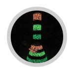 Luminouis Uv Coil Glass Bongs Heady High Quality 9mm Glass Tube Mixed Color