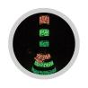 Buy cheap Luminouis Uv Coil Glass Bongs Heady High Quality 9mm Glass Tube Mixed Color Hookah from wholesalers