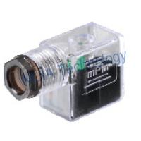 Buy cheap Solenoid Coil Connector DIN43650B Pneumatic Fittings Junction Box for 22 mm Coil product