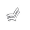 Buy cheap Military Collar Chest 5 Point Sheriff Badge Glory Metal Badge from wholesalers