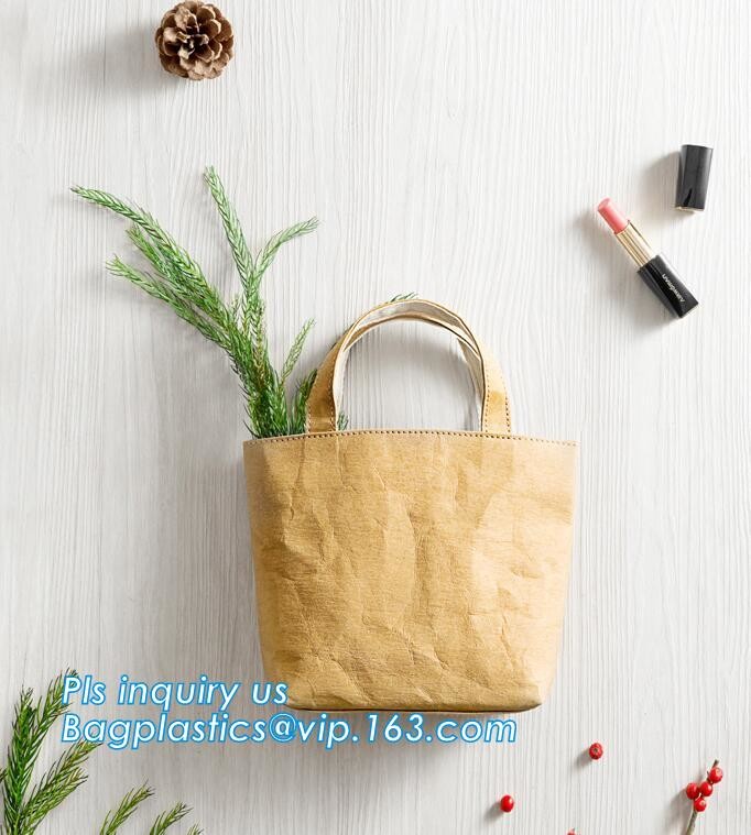 washable paper and tyvek foldable storage sack basket, tyvek bag waterproof storage container hamper baskets bagplastics