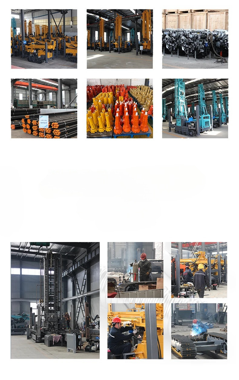 Hydraulic Water Well Drilling Rig Crawler Type 280m