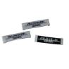 Buy cheap Recyclable Clothing Woven Labels White Black Satin Surface Crochet from wholesalers