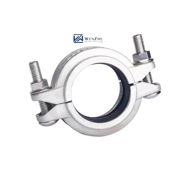 Forged Stainless Steel 304 316 316L High Pressure Grooved Tube Joint Clamp 1"-4"