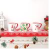 Buy cheap 400ml Ceramic Coffee Cups , Porcelain Christmas Mugs With Cute Santa Claus Pattern from wholesalers