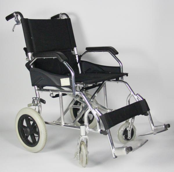 Buy cheap Flip Up Footrest Aluminum Manual Wheelchair For Travel from wholesalers