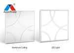 Unique SGS Clip In Ceiling , Front Perforated Aluminum Acoustic Panels 12 X 12