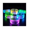 Buy cheap Party supplies remote control led light bracelet lumineux led flashing wristband with 15 lighting colors from wholesalers