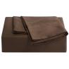 Buy cheap Double / Queen Size 4 Piece Bedding Set Solid Coffee Color For Bedrooms from wholesalers