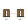 Buy cheap Galvanized Steel Bending 180g and Aluminum Alloy Windows 40ft Modern Design Prefabricated Wooden Container House for Hotel Shop from wholesalers
